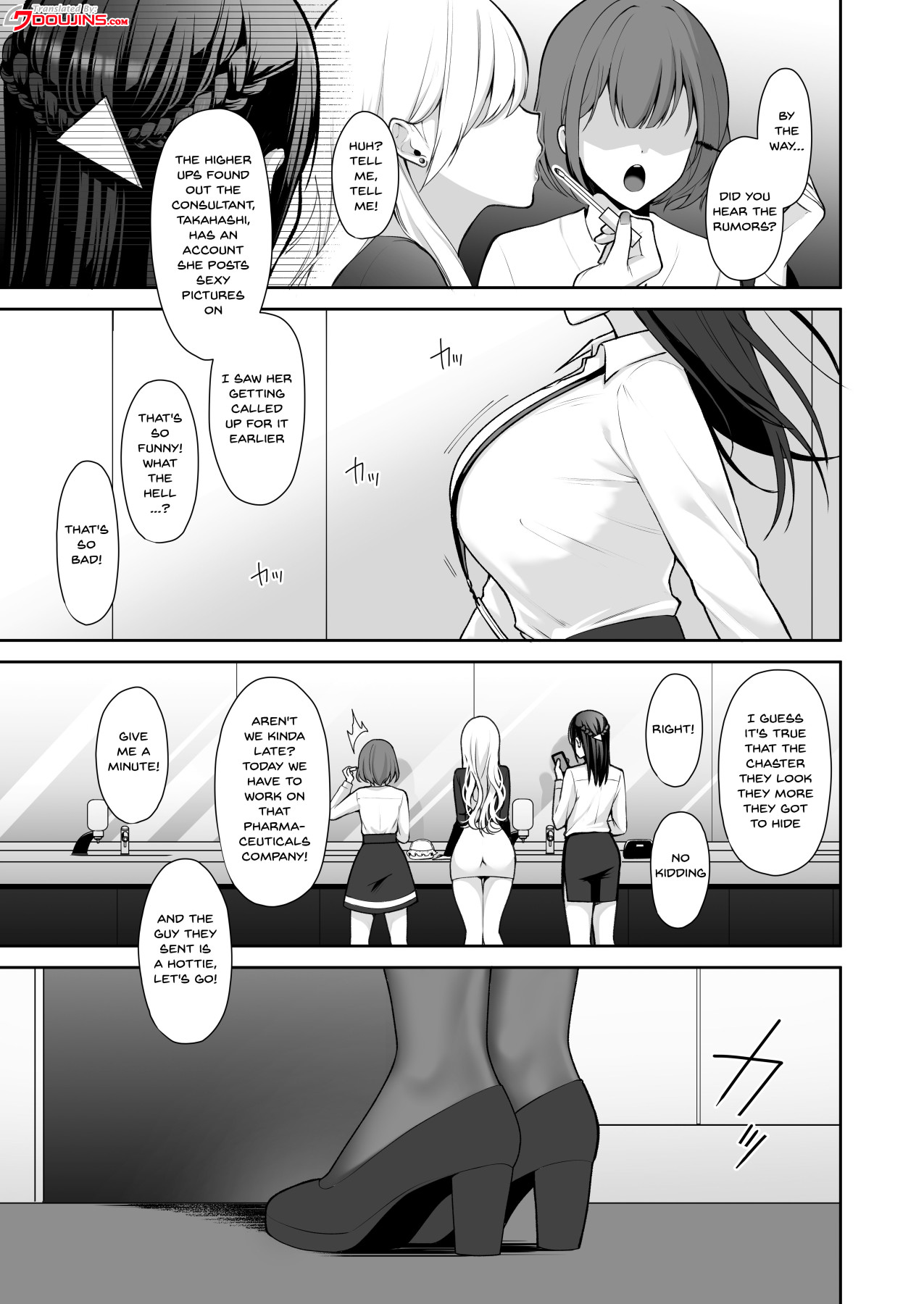 Hentai Manga Comic-An Office Lady's Behind The Scenes Masochistic Onahole Training-Read-2